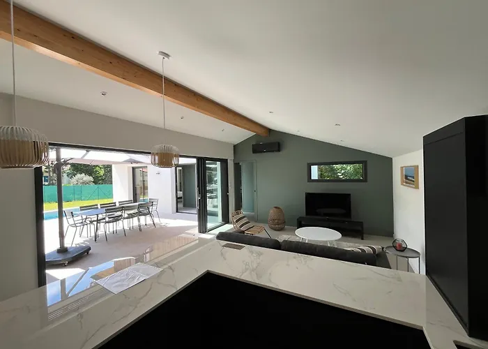 Villas-Des-Oyats - Ophila - 8 Personnes Climatisee Piscine Chauffee